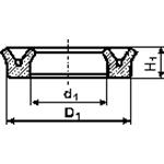 MAN 70x85x10 AU90 Rubena 092570