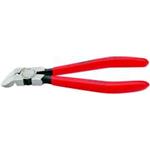 Kleště štípací boční 160mm pro plasty čelisti zahnuté v úhlu KNIPEX 7211160SB