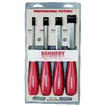 PROFESSIONAL BEVEL EDGE WOOD CHISELS (SET-4) Kennedy KEN5972970K